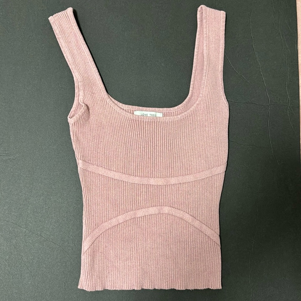 Love Tree Pink Tank
